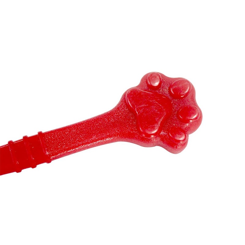 Kunhe Pet Dog Cat Feeding Scooping Can Tin Food Fork Mixing Spoon Red 7.48Inch - Image 4